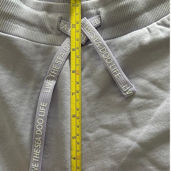 Sea-Doo Soft Terry Sweatpants – Lilac Joggers, Drawstring Waist, Size Large NWT - Picture 9 of 12